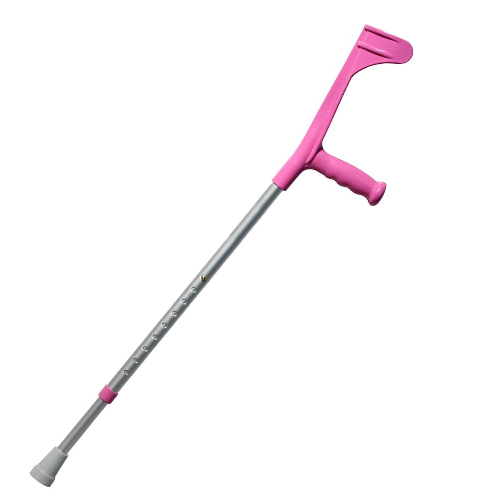 Muleta Canadense Braçadeira Fixa Max. 130kg Alo (Rosa) - Portal do Médico