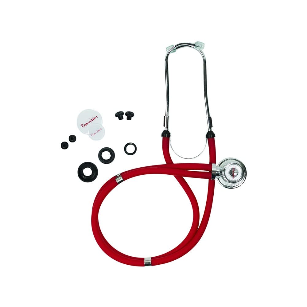 Estetoscopio Premium Rappaport Vermelho - Portal do Médico