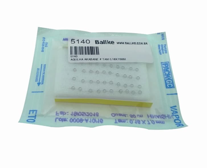 Agulha Acupuntura Akabane 50 Unidades Complementar (0,18x70mm) - Portal do Médico