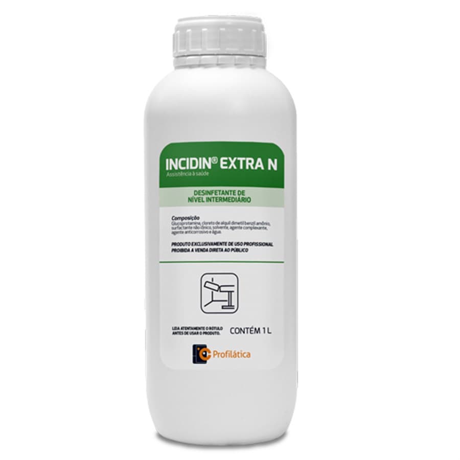 Incidin Extra 1 L - Desinfetante para Limpeza e Desinfecção Simultânea - Portal do Médico
