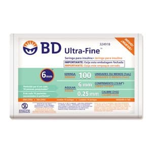 Seringa 1 ml Ultra-Fine II Com Agulha 6,0 X 0,25 - Portal do Médico