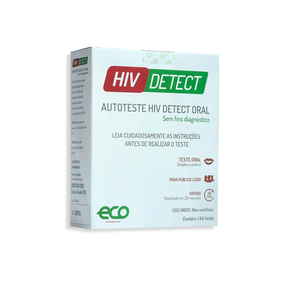 Kit Autoteste Hiv Oral Eco Diagnóstica - Portal do Médico