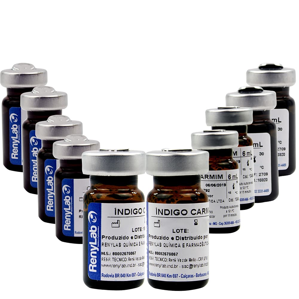 Índigo Carmin 6ml C/12un Renylab - Portal do Médico