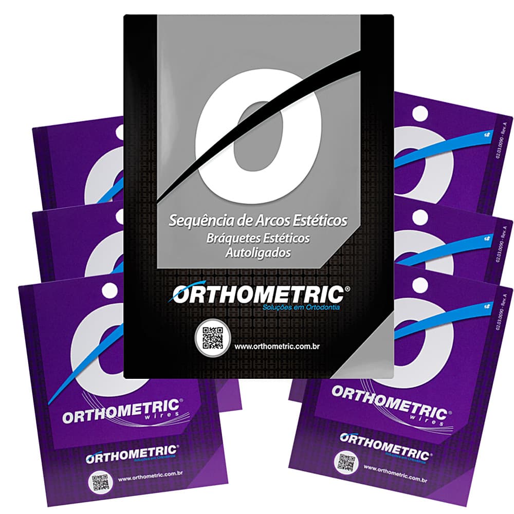 Kit Sequência De Arcos Para Bráquetes Estéticos Orthometric - Portal do Médico