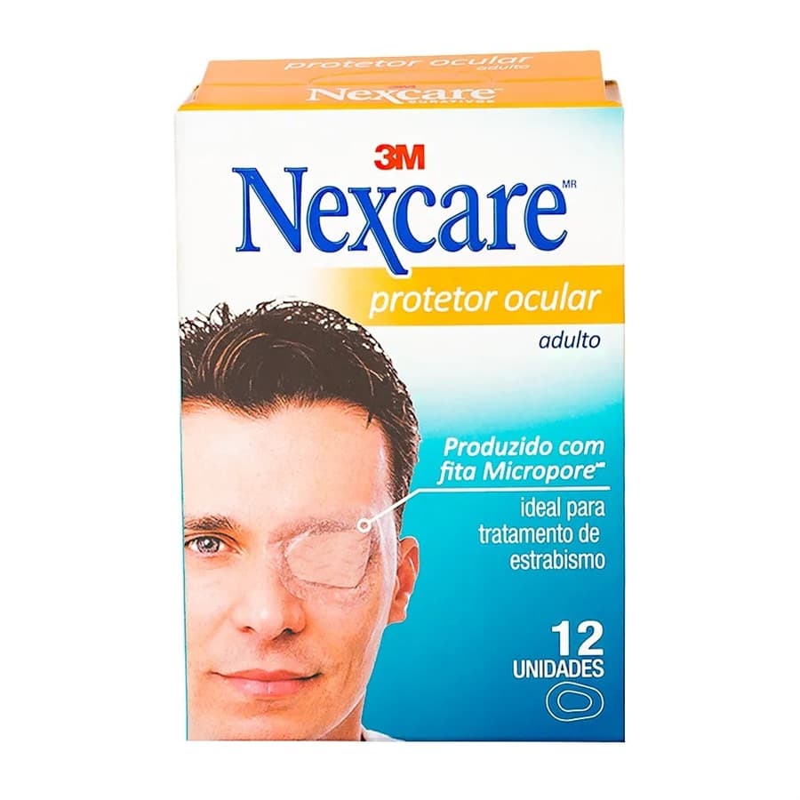 Protetor Ocular Adulto Nexcare (Cx c/ 12 un) | 3M - Portal do Médico