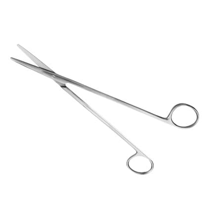 Tesoura Metzembaum Em Aço Inox Diérese Delicada Reta Abc (20cm) - Portal do Médico