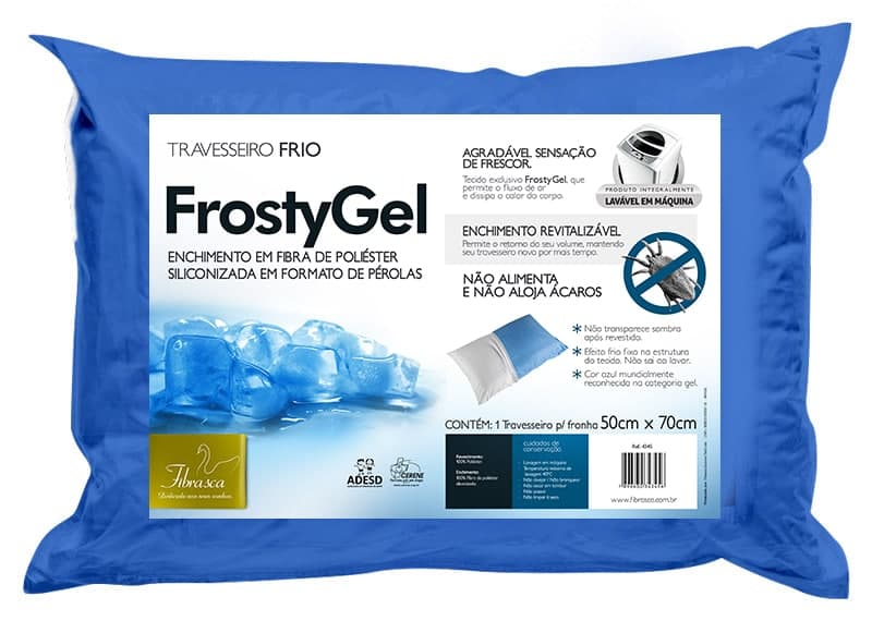 Travesseiro Frio Frostygel Fibrasca - Portal do Médico