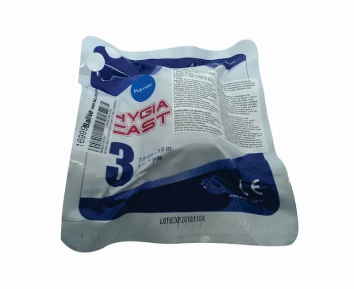 Gesso Sintetico Hygia Cast (7,5cmx3,6m(Azul)) - Portal do Médico