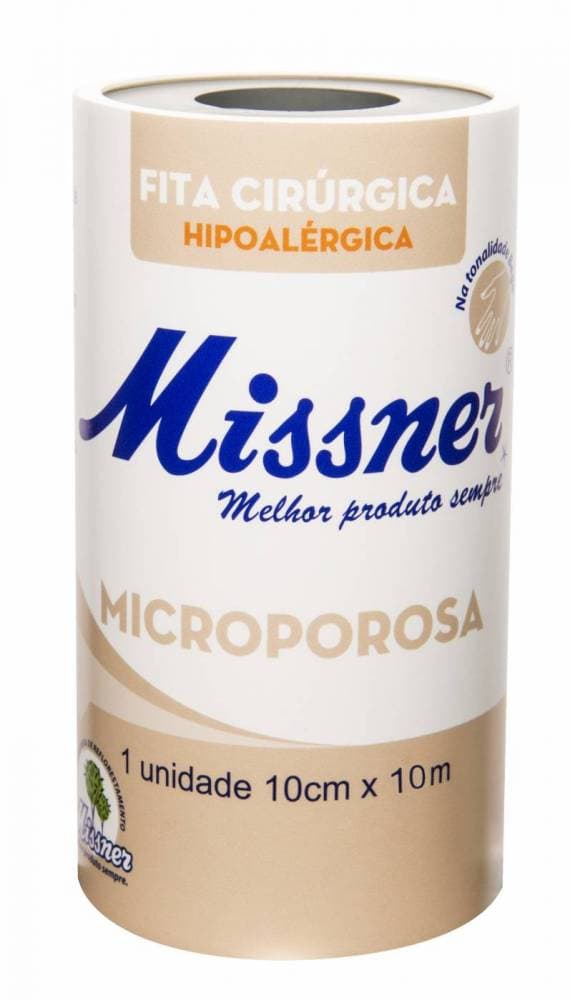 Fita Microporosa Bege 10cm x 10m - Missner - Portal do Médico