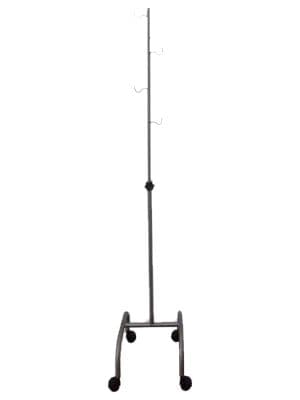 Suporte De Soro Variavel1,64 - 2,37m Inox 4 Rodizios Salutem - Portal do Médico