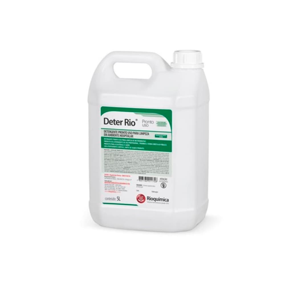 Detergente Pronto Uso Com Tensoativos Deter Rio Rioquímica (5000ml) - Portal do Médico