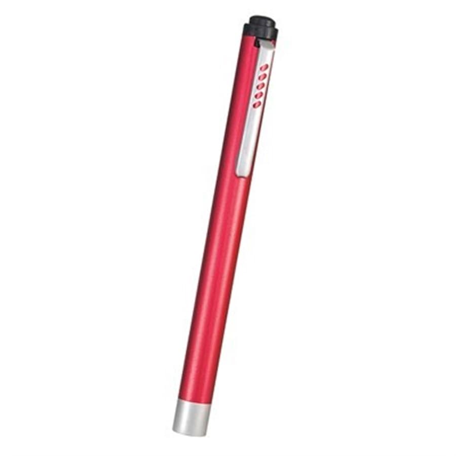 Lanterna Clínica Metal LED Radiantlite II Vermelha - MD - Portal do Médico