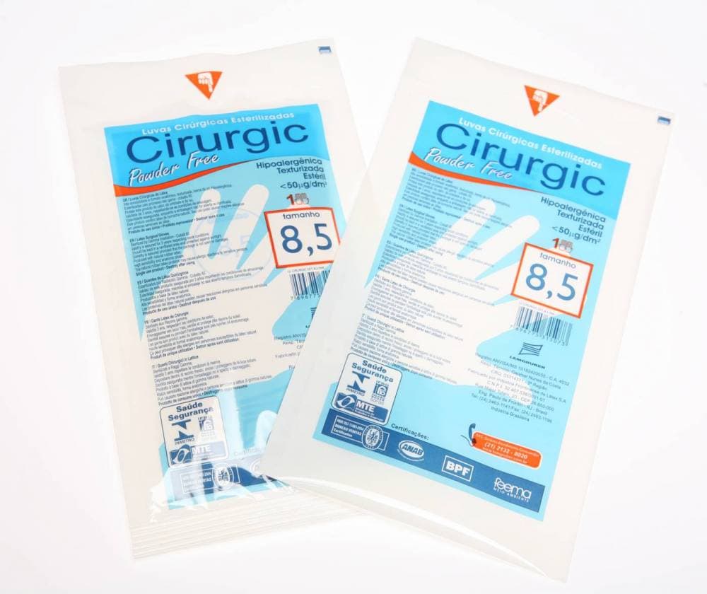Luva Cirúrgica Estéril Sem Pó - Lemgruber - DR8760-5 - Portal do Médico