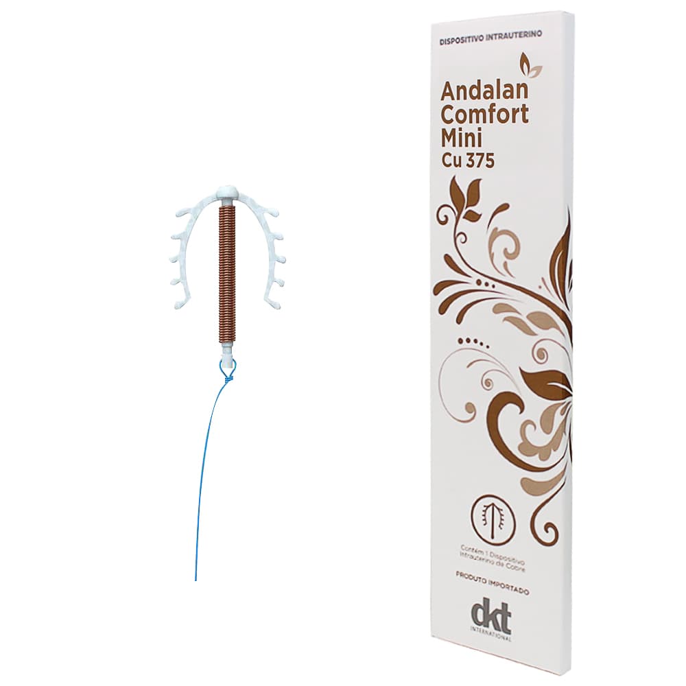 Diu Dispositivo Intra-Uterino Andalan Comfort Mini Cu 375 - Portal do Médico