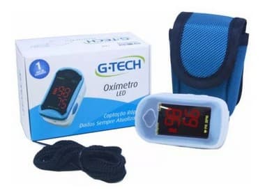 Oximetro De Pulso Portatil De Dedo Led G Tech - Portal do Médico