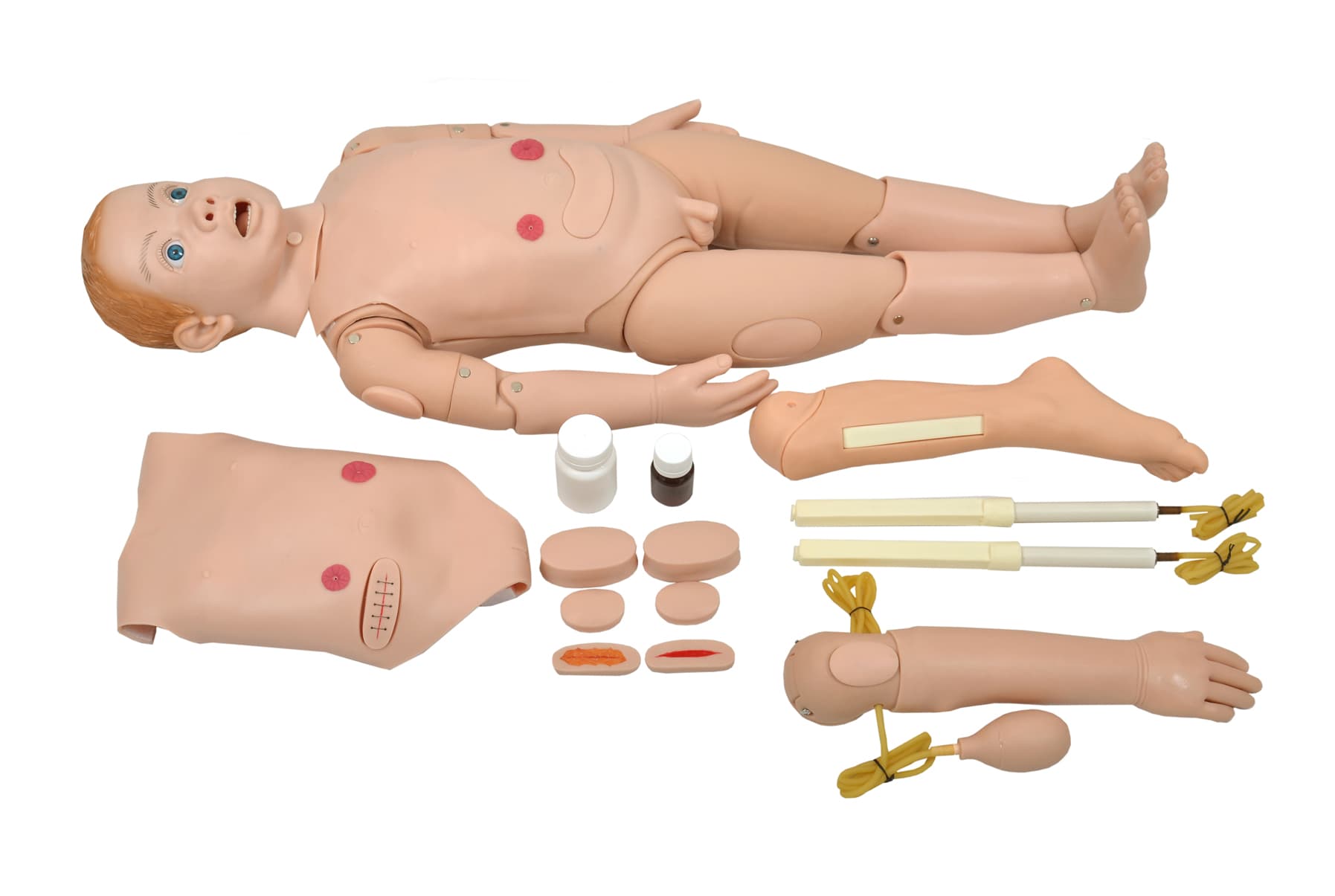 Manequim Bissexual Infantil de 3 a 5 anos C/ Órgãos P/ Treino de Enfermagem - Portal do Médico