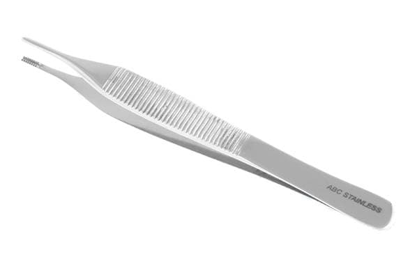 Pinça Adson Brown Com Dentes Em Aço Inox Tam12cm 9x9 Abc - Portal do Médico