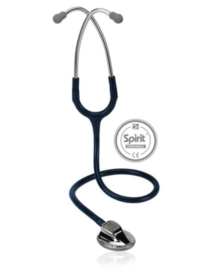 Estetoscópio Master Pro Adulto Azul Marinho - Spirit - Portal do Médico