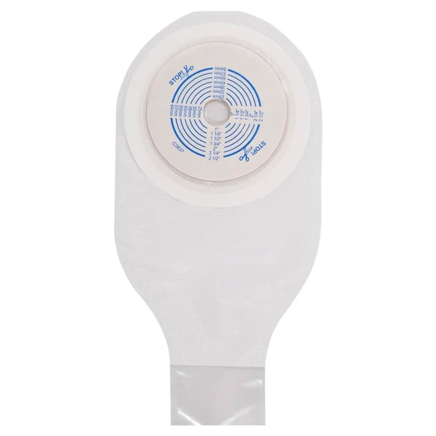 Bolsa de Colostomia Drenável Active Life Transparente 19-64mm - Portal do Médico