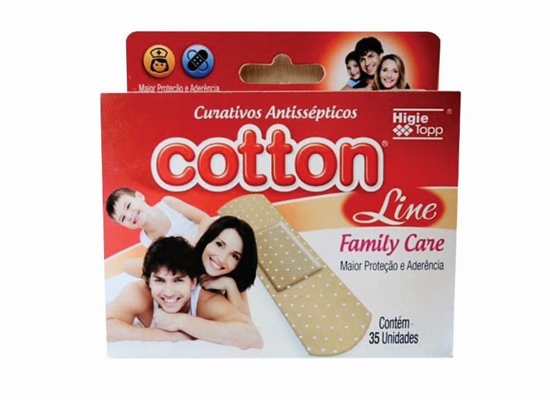 Curativos Antissepticos C/35 Un Bege Cotton Line - Portal do Médico