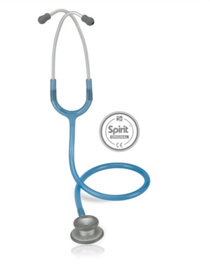 Estetoscópio Pro-Lite Adulto Azul Transparente | Spirit - Portal do Médico
