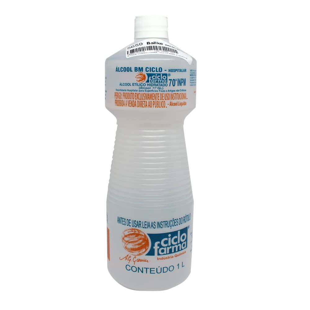 Alcool Liquido 1000ml Ciclo Farma (70%) - Portal do Médico