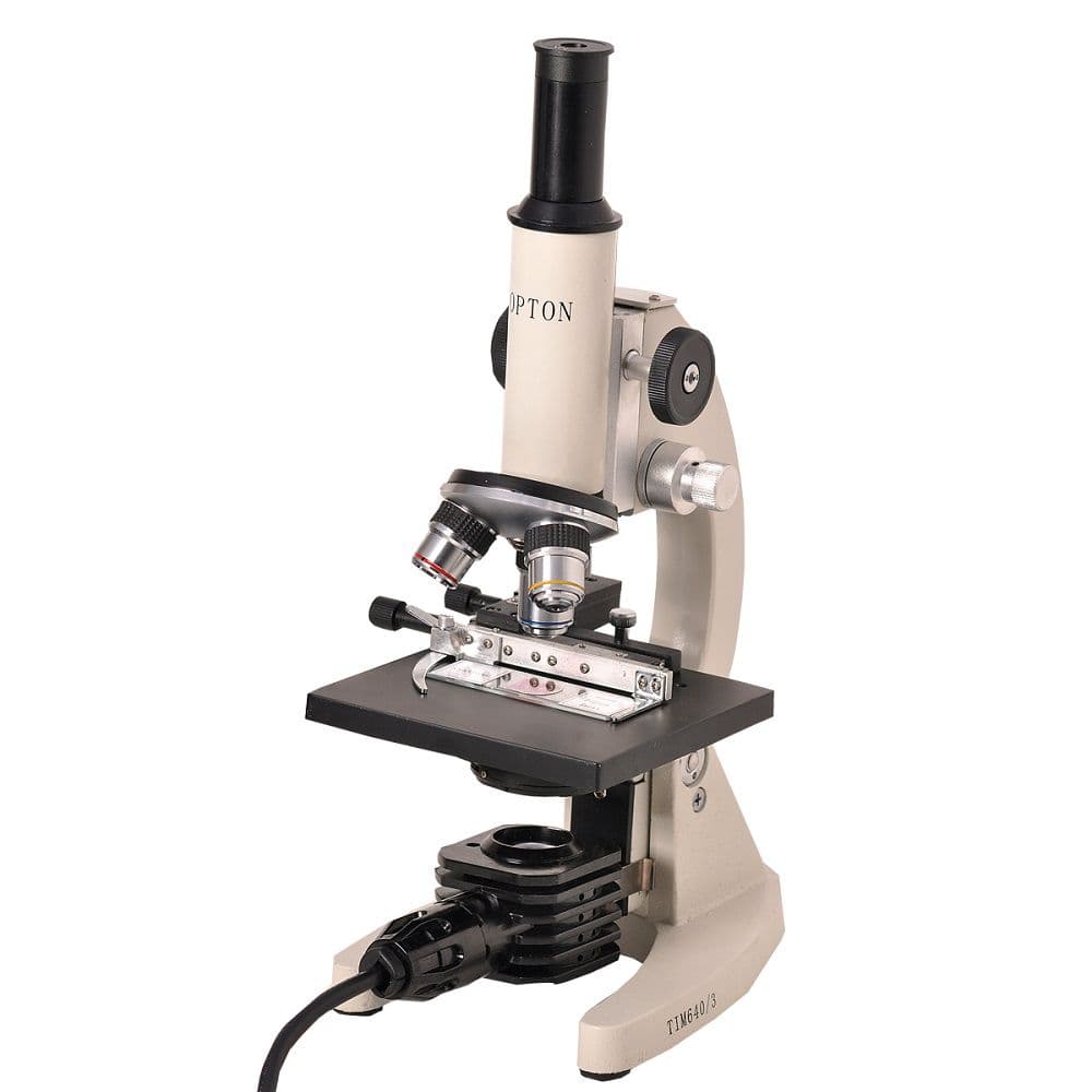 Microscópio Biológico Monocular Aumento de 20x até 640x - 220 V - Iluminação de LED - Portal do Médico