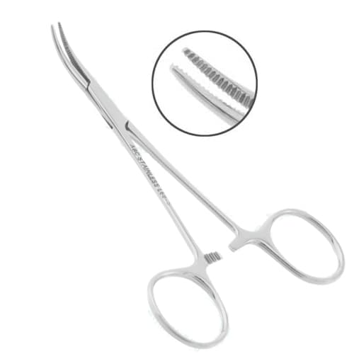 Pinca Halstead Mosquito Abc (10cm-Curva) - Portal do Médico