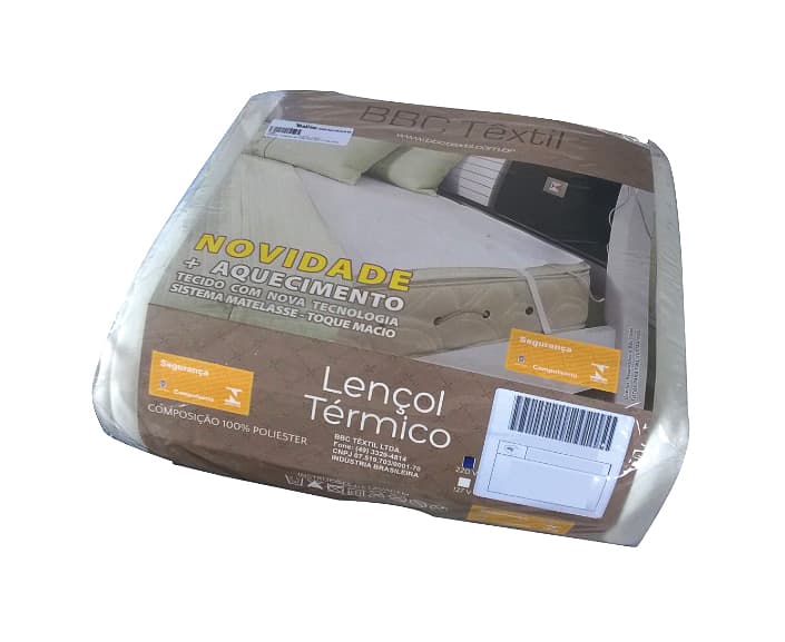 Lençol Térmico 01 Temperatura Bbc Têxtil (Casal-220volts) - Portal do Médico