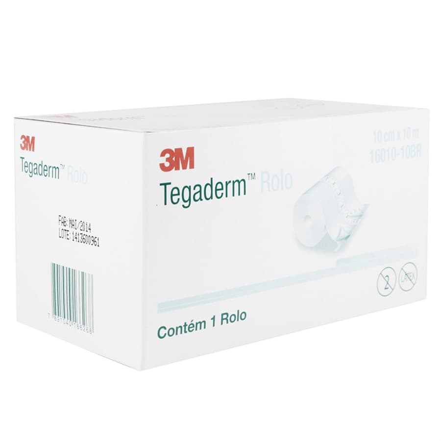 Curativo Tegaderm Rolo 16010-10BR | 10cm x 10m (Cx c/ 1 un) | 3M - Portal do Médico