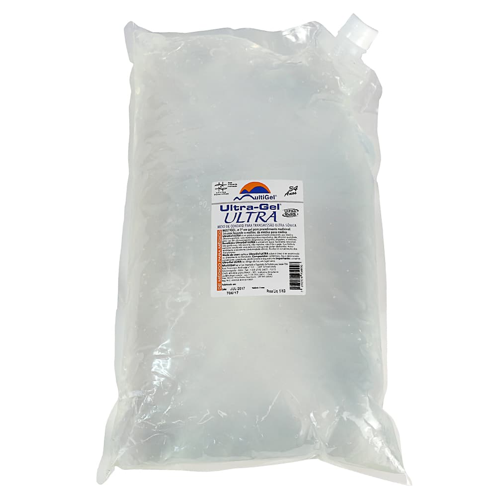 Gel Clínico Condutor Multigel (5000ml-Bag) - Portal do Médico