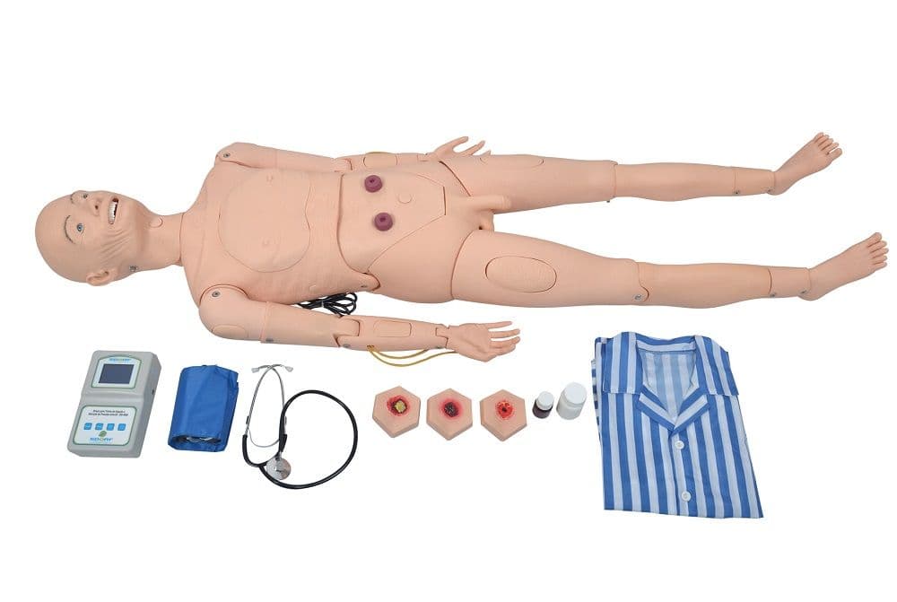 Manequim Avançado Cuidados Geriátricos masculino Órgãos Internos - Portal do Médico