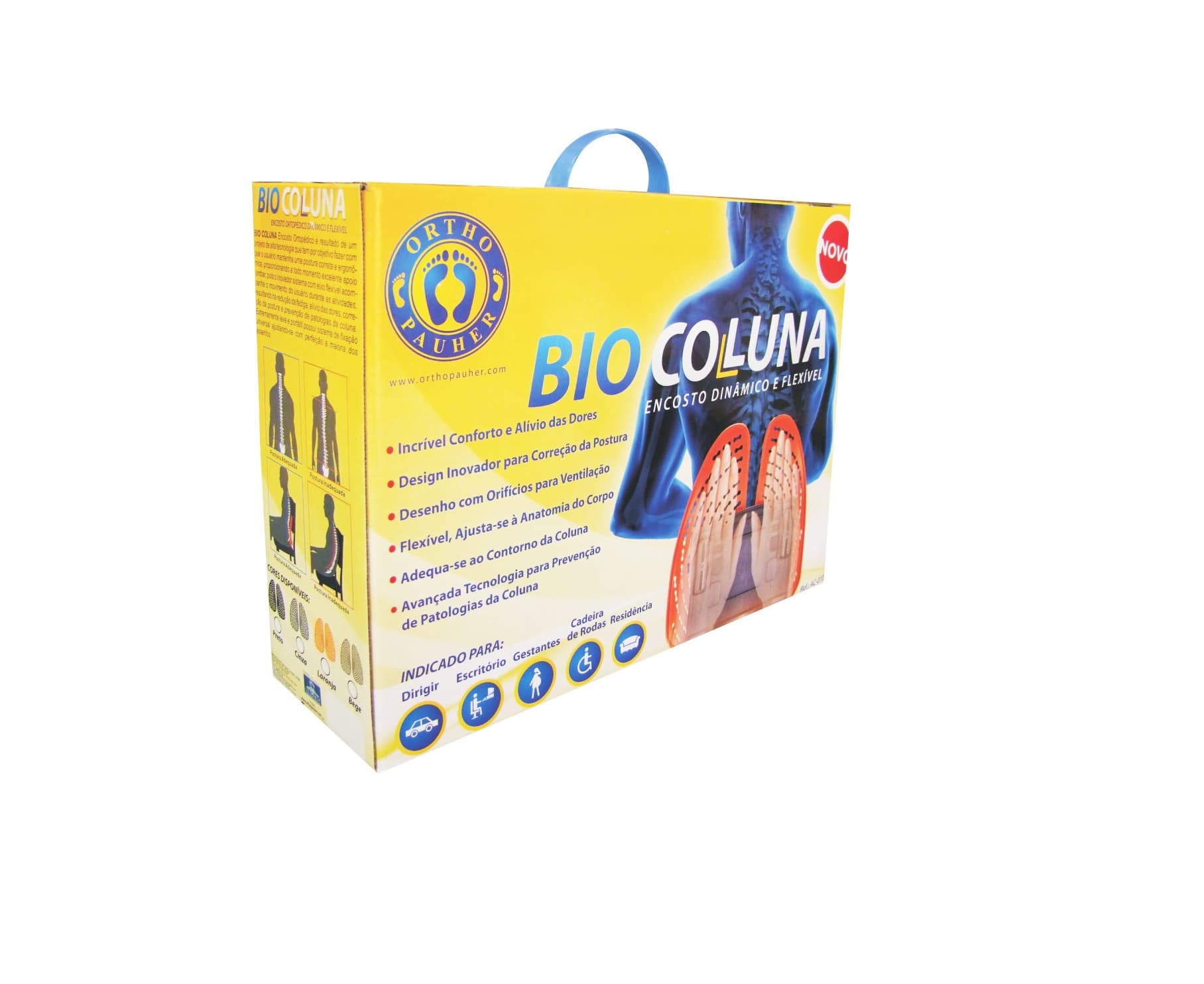 Bio Coluna Encosto Ortopedico Ortho Pauher - Portal do Médico
