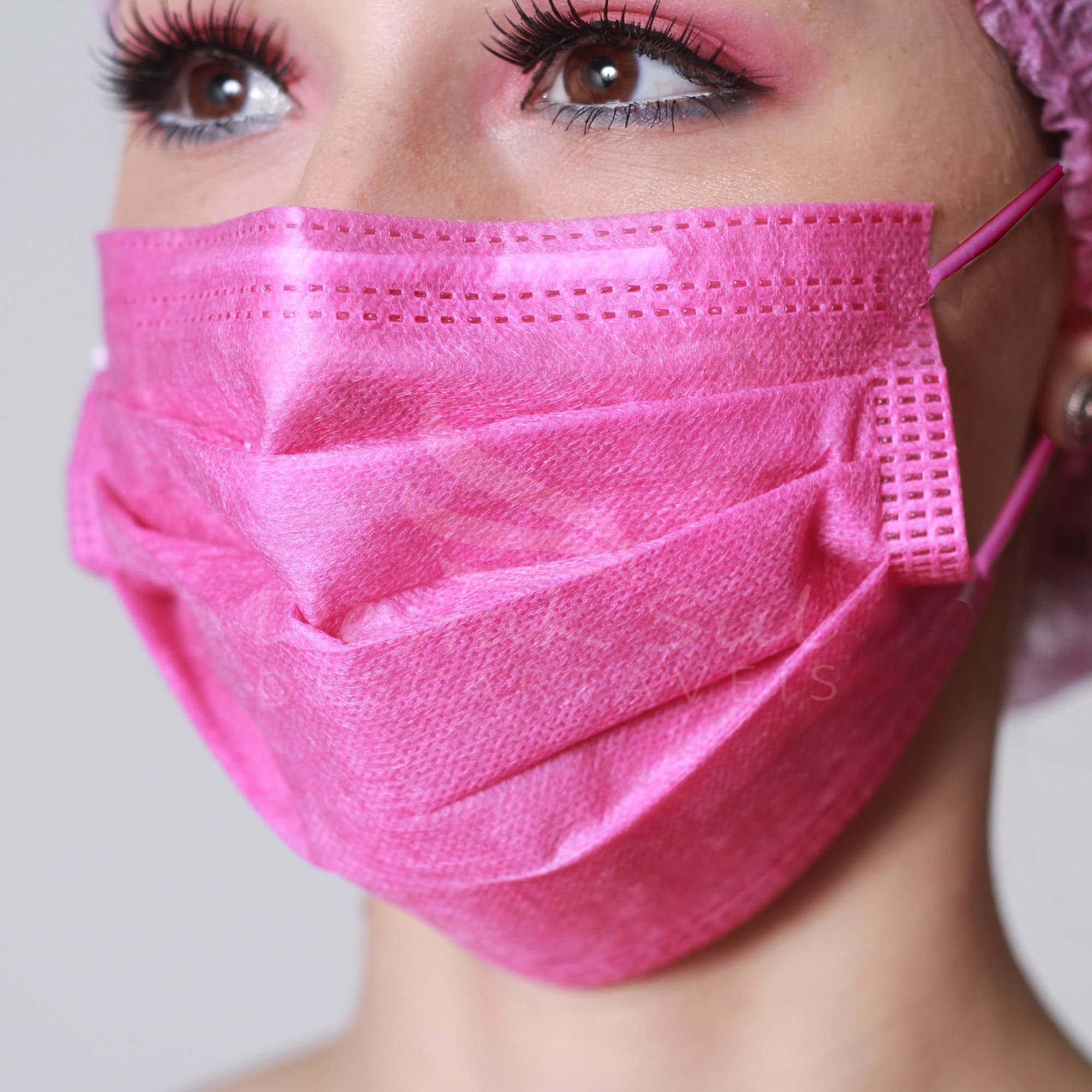 MASCARA PINK DESTAK TRIPLA C/ ELAST COLOR PCT C/50 UN - Portal do Médico