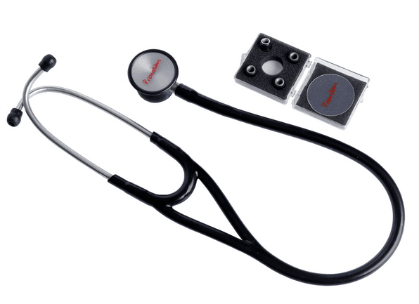 Estetoscópio Cardiológico Preto Premium - Portal do Médico