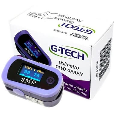 Oxímetro De Pulso De Dedo G-tech Com Curva - Portal do Médico