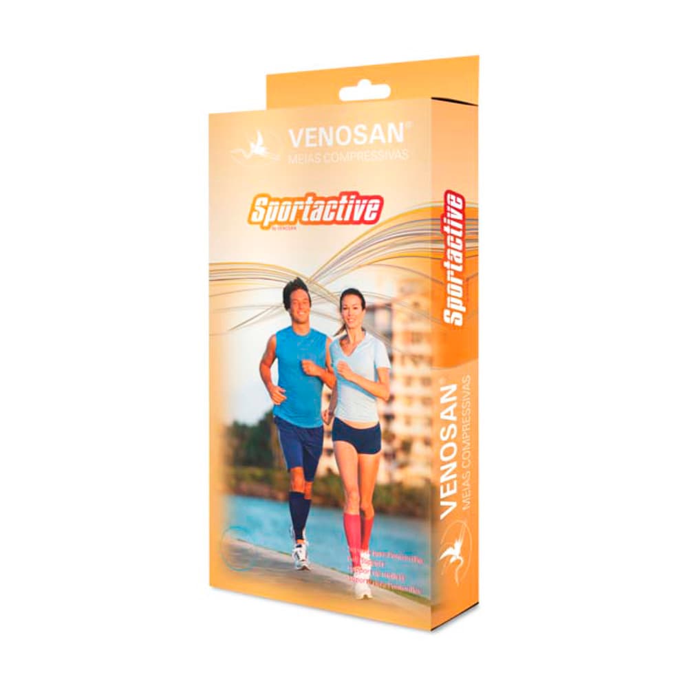 Polaina Compressiva Sportactive 3/4 20-30 Bd Branca Venosan (P) - Portal do Médico