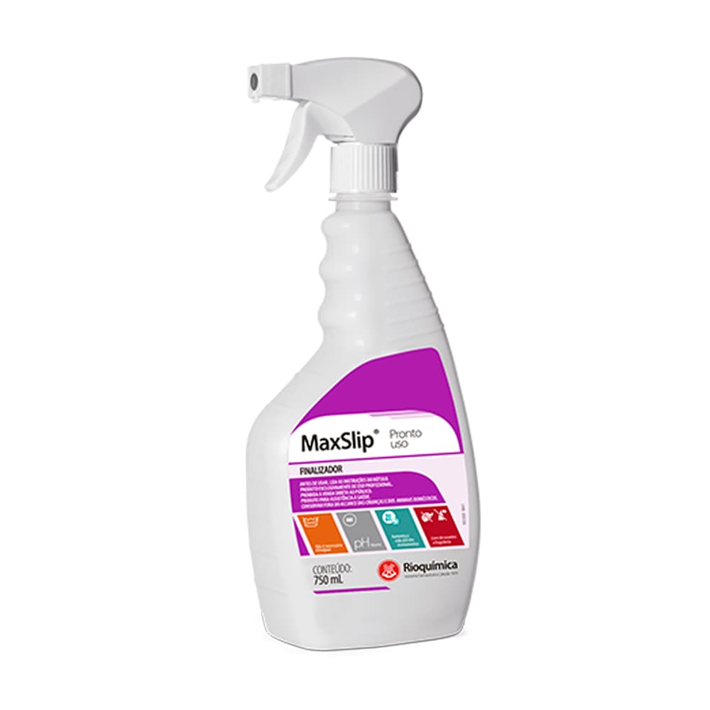 Finalizador Max Slip Pronto Uso Rioquímica (750ml(Spray)) - Portal do Médico