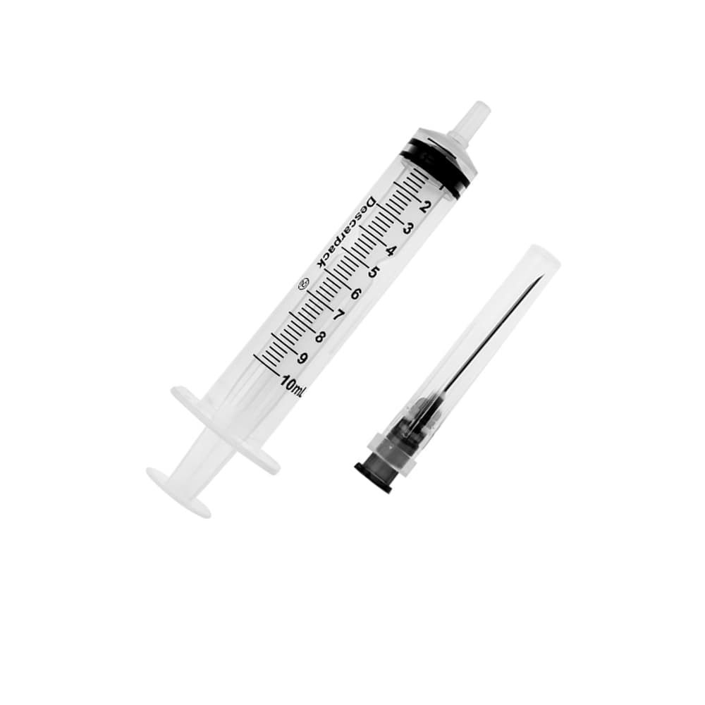 Seringa Slip Com Agulha C/100un Descarpack (10ml-25x07mm) - Portal do Médico