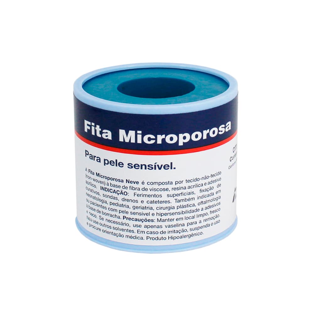 Fita Micropore Cirúrgica Hipoalergênica Branca Neve (25mmx4,5m) - Portal do Médico