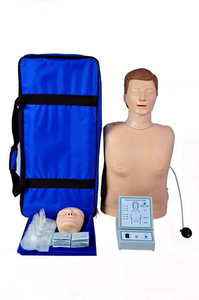 Torso Manequim Para Treino de RCP Eletrônico Simulador Médico - Portal do Médico