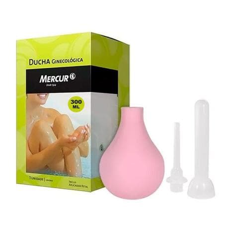 Ducha Ginecológica Mercur Nº 12 Rosa 300ml - Portal do Médico