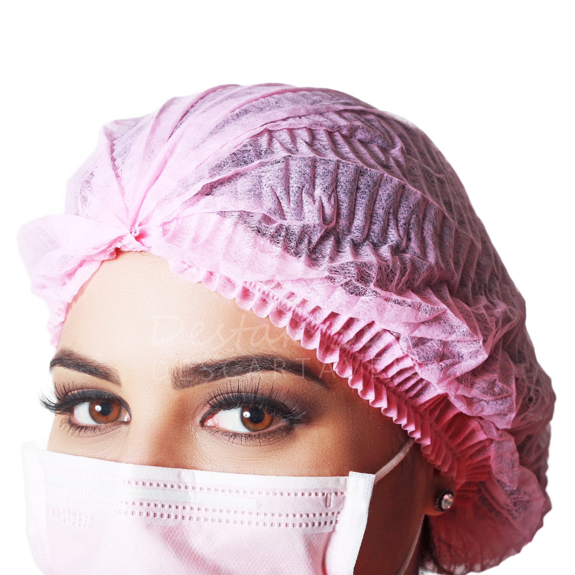 TOUCA DESCARTAVEL ROSA C/100 UN DESTAK SUL - Portal do Médico