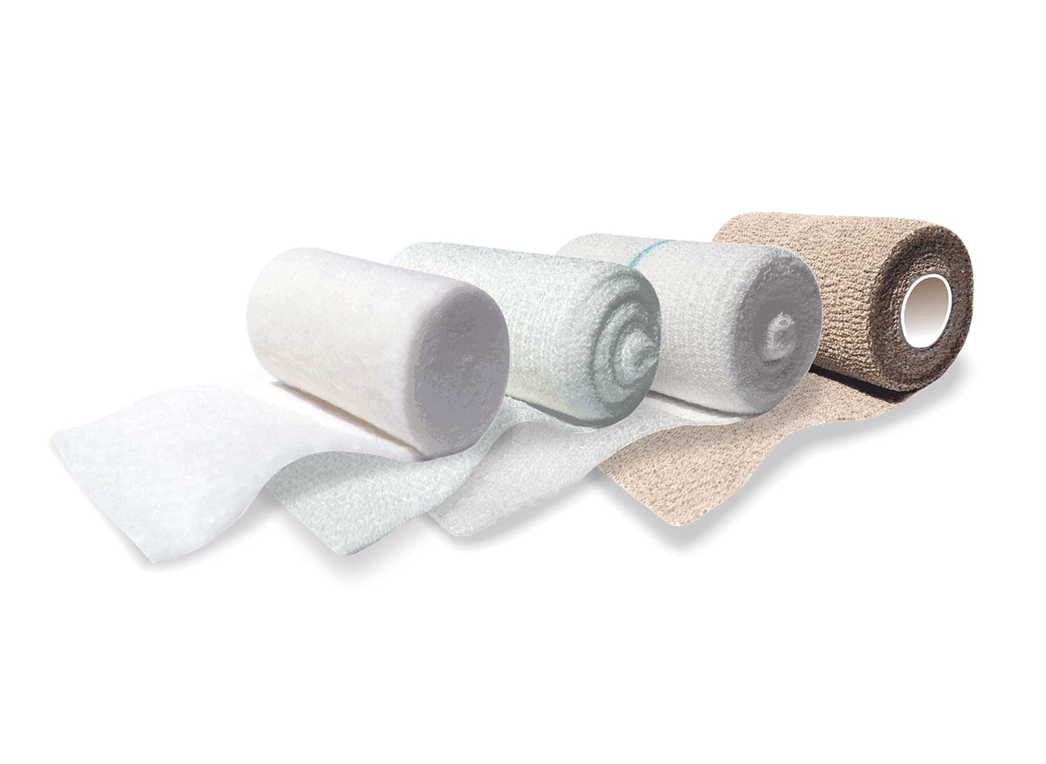 Curativo 18-25cm Malha Compressiva C/4 Bandagens Curatec - Portal do Médico