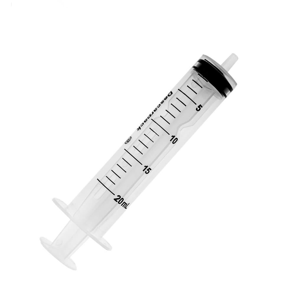 Seringa Slip Com 50 Unidades Descarpack (20ml-Sem-Agulha) - Portal do Médico