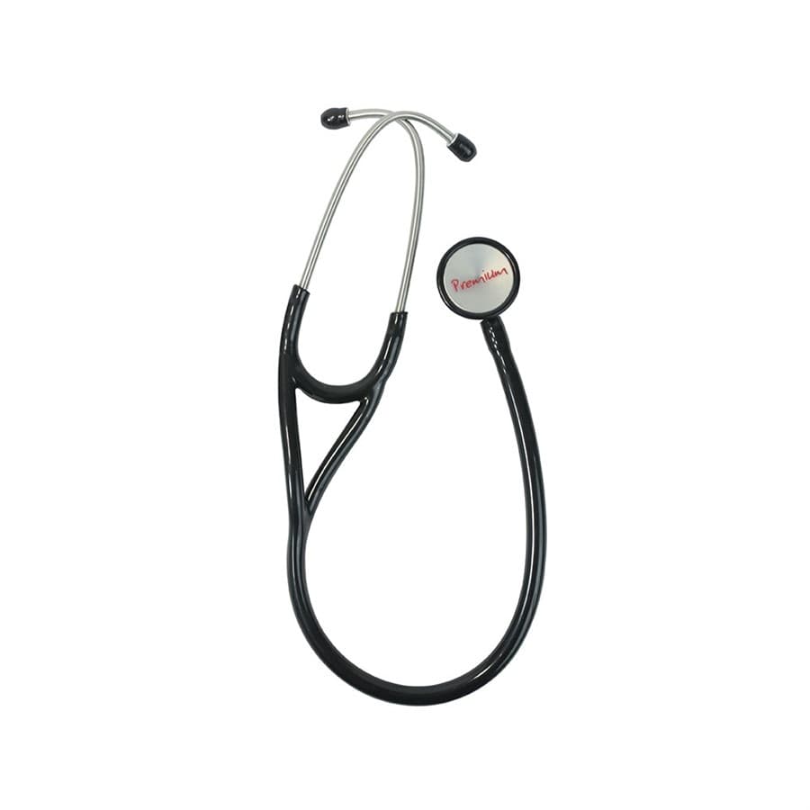 Estetoscópio Profissional Cardiológico Preto - Premium - Portal do Médico
