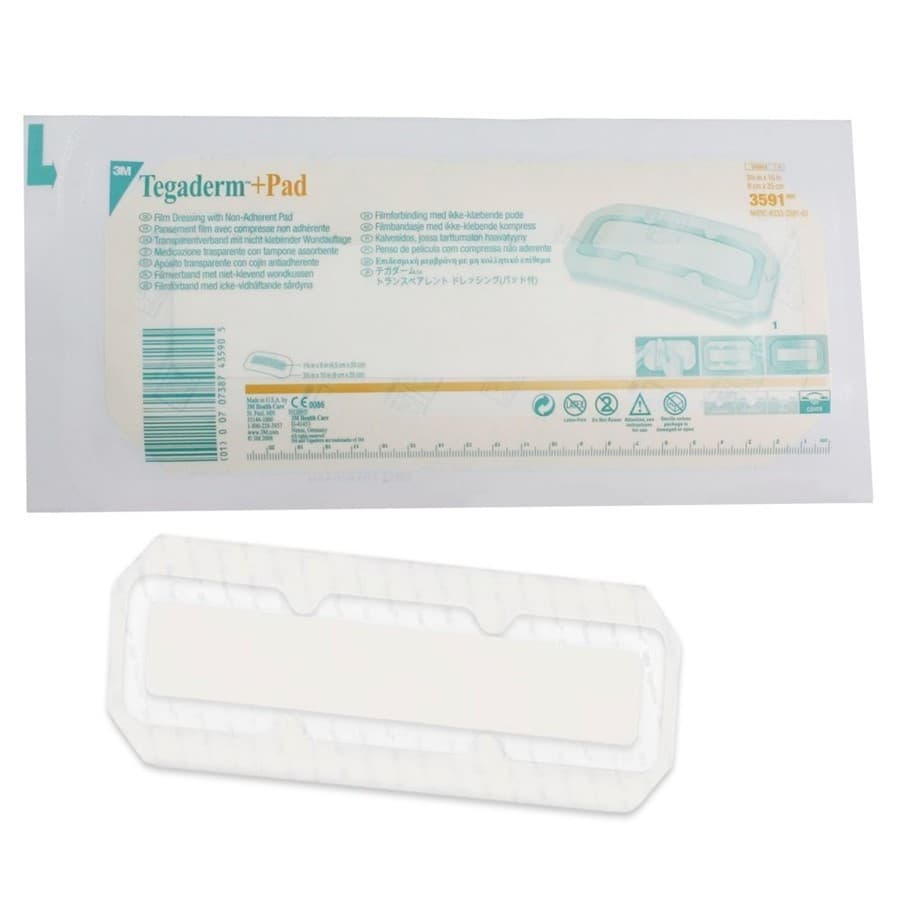 Curativo Tegaderm +PAD 3591 | 9cm x 25cm (1 Unidade) | 3M - Portal do Médico