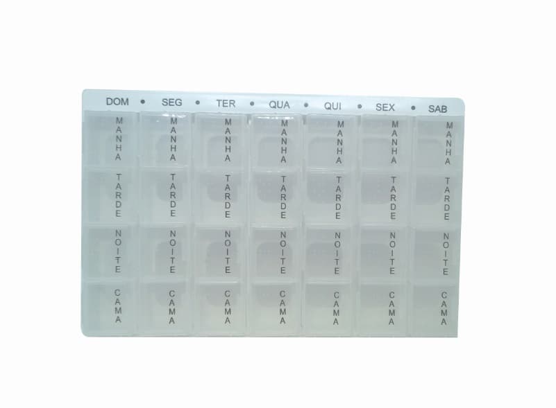 Porta Comprimidos Pill Box 28 Compartimentos G-Life - Portal do Médico