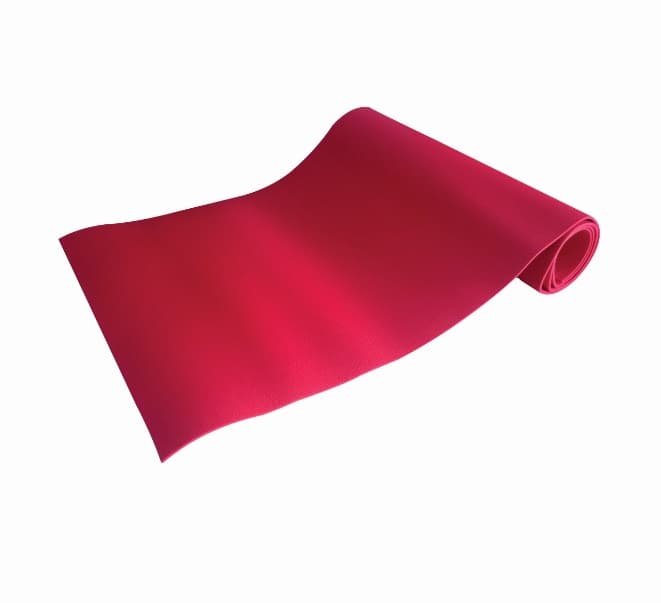 Tapete De Yoga 200x58x0,5cm C/Bolsa (Vermelho) - Portal do Médico