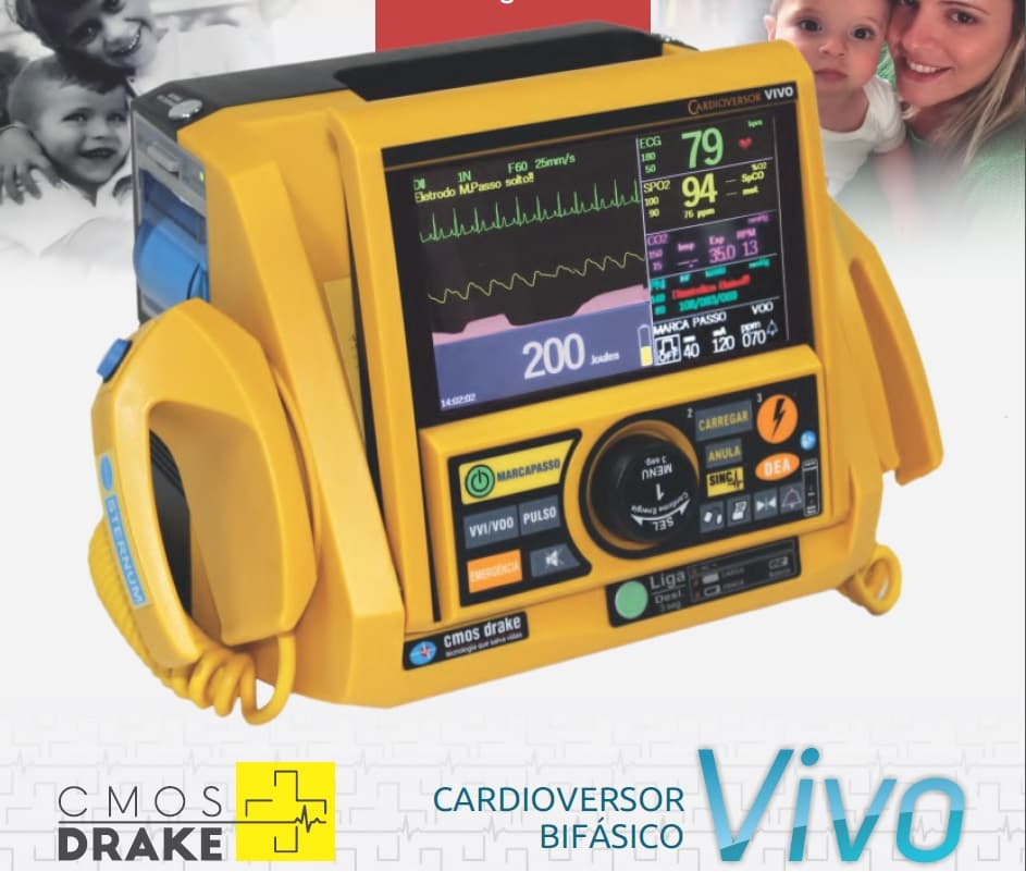 Desfibrilador/Cardioversor Bifásico VIVO - Portal do Médico